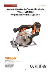 Villager VLN 1620 (RS) Original Instruction Manual