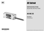 RSF Elektronik AK MS 35 Mounting Instructions