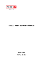 AeroGT Labs RN200 mono Software Manual