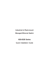 Planet IGS-6325-24UP4X Quick Installation Manual
