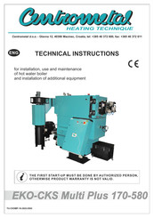 Centrometal EKO-CKS Multi Plus 250 Technical Instructions