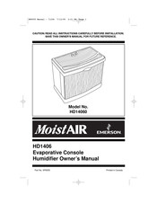 Emerson MoistAIR HD14060 Owner's Manual