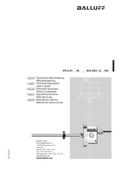 Balluff BTL5-S1 M J-DEXA/B K Series User Manual