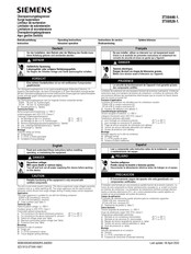 Siemens 3TX6446-1 Series Operating Instructions