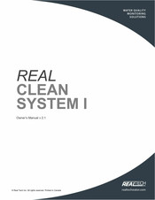 Realtech REAL CLEAN SYSTEM I Owner's Manual