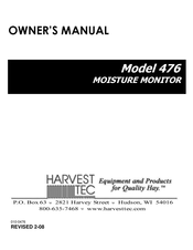 Harvest TEC 476 Owner's Manual