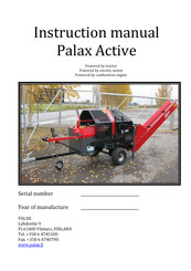 Palax Active TR/TR Instruction Manual