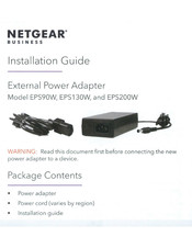 NETGEAR EPS90W Installation Manual