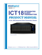 Belden Thinklogical ICT18 Product Manual