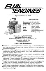Fuji Imvac BT-64 Operator's Manual