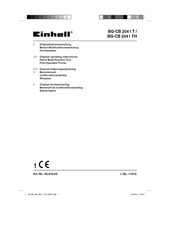 EINHELL 45.016.53 Original Operating Instructions