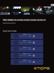Midas DL155 Quick Start Manual