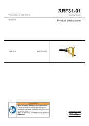 Atlas Copco RRF31-01 Product Instructions