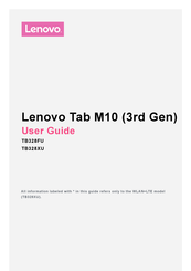 User manual Lenovo Tab M10 Plus (3rd Gen) (English - 24 pages)