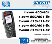 T&D Ecom x.com 401 Operating Instructions Manual