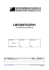 Topway LMT080TDGP01 User Manual
