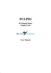 BLUE CHIP PCI-PIO User Manual