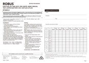 Robus FINCH RFN9I65-01 Instruction Manual