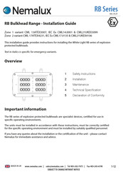 Nemalux RB-2-STD Installation Manual