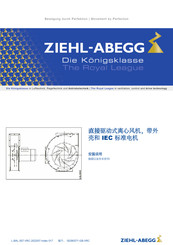 ZIEHL-ABEGG FP Series Assembly Instructions Manual
