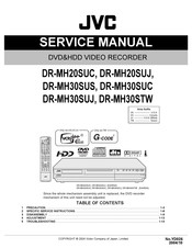 JVC DR-MH30SUS Service Manual