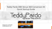 TeddyPardo DBX Venue 360 Conversion Kit Quick Start Up Manual