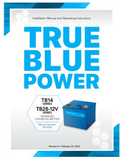 Mid-Continent Instrument TRUE BLUE POWER TB28-12V Series Installation Manual And Operating Instructions