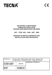 Tecna 3401 Installation And Use Manual