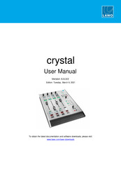 LAWO crystal User Manual