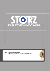 Storz VITOM 3D Instructions For Use Manual