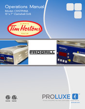 Proluxe Progrill CS157PHNA Operation Manual