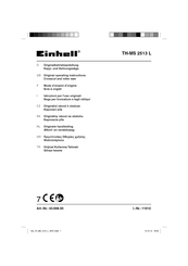 EINHELL TH-MS 2513 L Original Operating Instructions