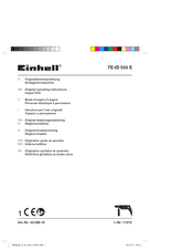 EINHELL 42.596.10 Original Operating Instructions