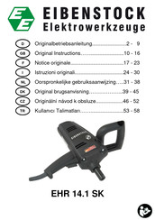 EIBENSTOCK EHR 14.1 SK Original Instructions Manual