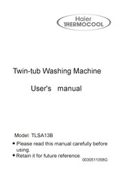 Haier THERMOCOOL TLSA13B User Manual