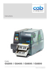 CAB CU800 Instructions Manual
