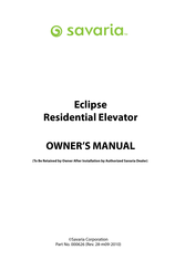 Savaria Eclipse Owner's Manual