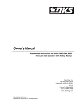 DKS 1600 Series Owner's Manual