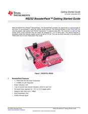 Texas Instruments BoosterPack BOOSTXL-RS232 Getting Started Manual