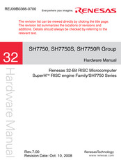 Renesas SH7750 Series Hardware Manual