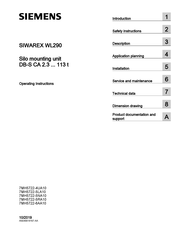Siemens 7MH5722-6AA10 Operating Instructions Manual