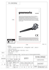 GreenWorks GD24X2BV Operator's Manual