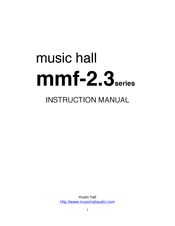MUSIC HALL MMF-2.3 SE Instruction Manual