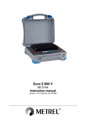 METREL Euro Z 800 V Instruction Manual