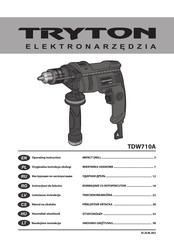 Tryton TDW710A Operating	 Instruction