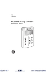 GE Druck UPS-III User Manual