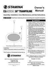 Stamina inmotion 35-1632C Owner's Manual