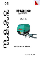 Mase IS 2.5 Installation Manual
