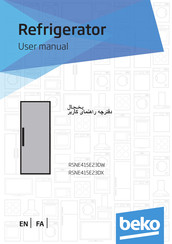Beko RSNE415E23DX User Manual