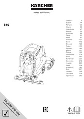 Kärcher B 80 Manual
